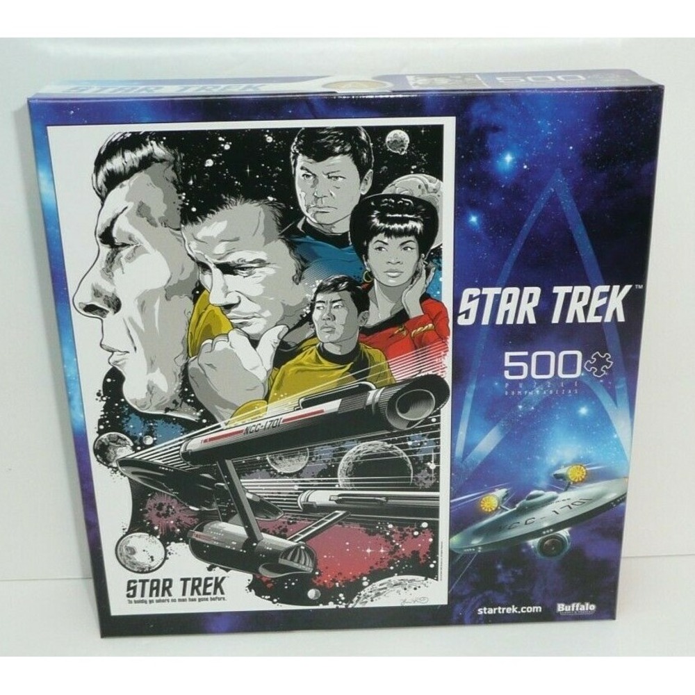Star Trek TOS Jigsaw Puzzle 500 Pieces Kirk Spock Classic Original Series Crew